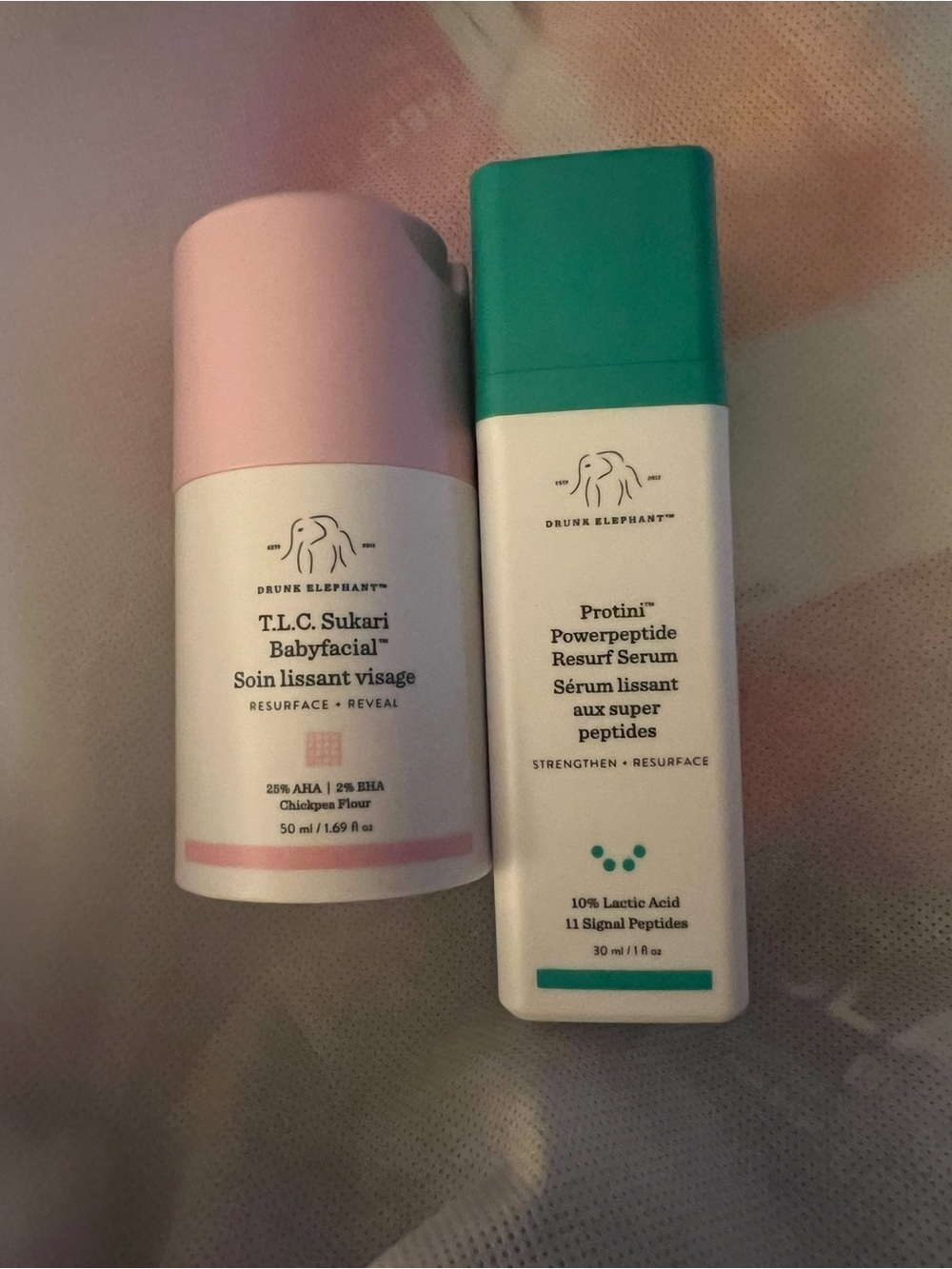 Drunk Elephant T.L.C. Sukari Babyfacial & Protini Powerpeptide Set
